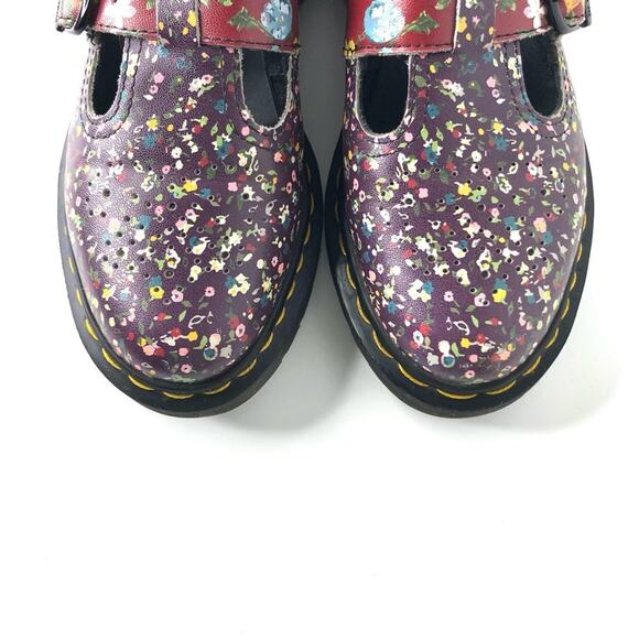 Dr Martens 8065 Darcy Floral Double Buckle Maryjane Shoes Women’s 5 - Picture 3 of 8